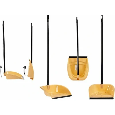 Afbeelding van Stoffer en blik Opvouwbaar Crème PVC Metaal 28,5 x 87,5 31 cm (12 Stuks)