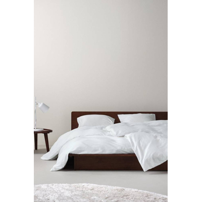 Kuva ZACK SATIN pussilakanasetti kapeaan sänkyyn ekologinen Valkoinen