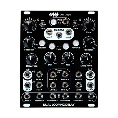 Abbildung von 4ms DLD Dual Looping Delay black