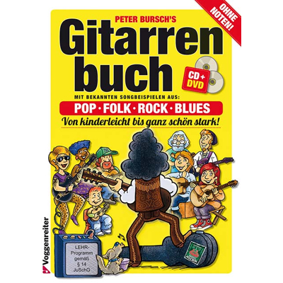 Abbildung von Voggenreiter Gitarrenbuch von Peter Bursch + CD