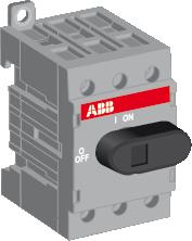 Afbeelding van Abb lastschakelaar 3p 40a frontmontage 1 gats frontbediening excl knop aansluiting 0 75 10 mm2 1sca104940r1001