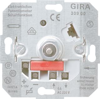 Afbeelding van Gira Basiselement elektronische potentiometer voor stuuringang 1 10V