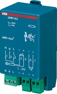 Afbeelding van Abb busch jaeger knx lichtregelmodule 1 voudig 230 v ac 1x 6 a module voor het insteken in ruimtecontroller basisapparaat 2cdg110108r0011