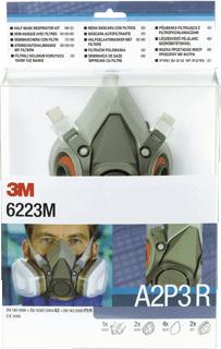 Afbeelding van 3M 6223M Herbruikbaar masker starterskit Medium