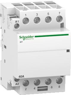 Afbeelding van Schneider electric magneetschakelaar ac ict 4no 40a 220 240v 50hz a9c20844
