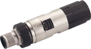 Afbeelding van Siemens ie fc m12 plug pro connector w rugged metal housing and connecting method with axial c 6gk1901 0db20 6aa0
