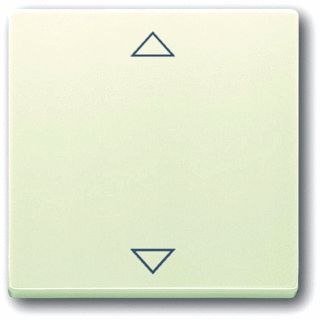 Afbeelding van Abb busch jaeger carat enkele wip kunststof symbool pijlen jaloezie ip20 ral1013 2cka006430a0327
