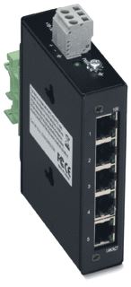 Afbeelding van Wago industrial eco switch 5 ports zwart 852 111