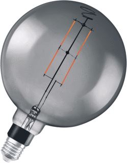 Afbeelding van LEDVANCE LED lamp NaN: E27 Warm White 27 K 6 W vervanger voor 37