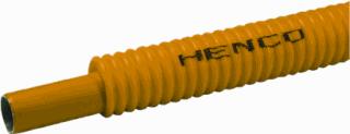 Afbeelding van Henco Gas buis met mantel Ø 16 x 2 mm geel rol 50 m