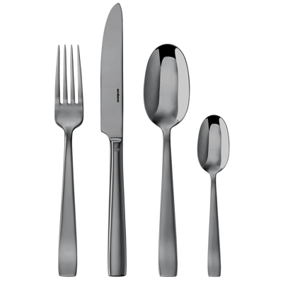 Image of Sambonet Cutlery Set Flat Black 24 Piece