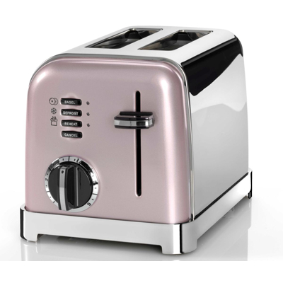 Image de Cuisinart Toaster Style CPT160PIE defrost function 6 settings Vintage Pink