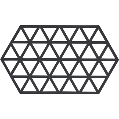 Afbeelding van Onderzetter Zone Denmark Dubbel Triangles Zwart