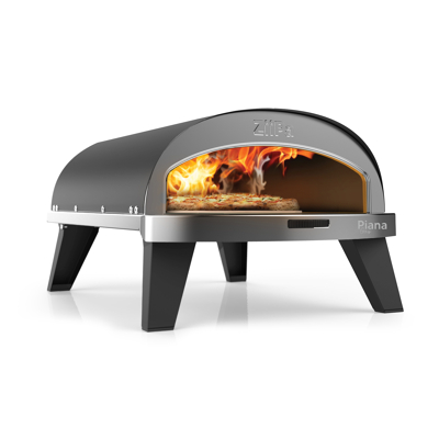 Afbeelding van ZiiPa Pizza Oven Piana Gasmodel met Thermometer Leisteen voor ø 30 cm pizza&#039;s