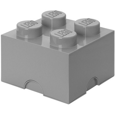 Abbildung von LEGO® Aufbewahrungsbox Grau 25x25x18 cm
