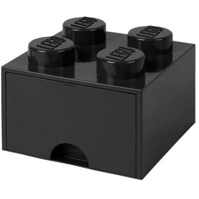 Afbeelding van LEGO® Opbergbox met Lade Zwart 25 x 18 cm