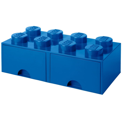 Kuva LEGO® Storage Box with Drawers Blue 50x25x18 cm