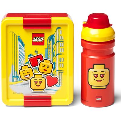 Afbeelding van LEGO® Lunchset Classic Girls Geel/ Rood