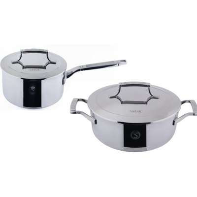 Bild av Christmas: Saveur Selects Cookware Set Voyage Series (Cooking pan ø 25 cm + Saucepan 20 cm) Triply Stainless Steel Induction and all other heat sources