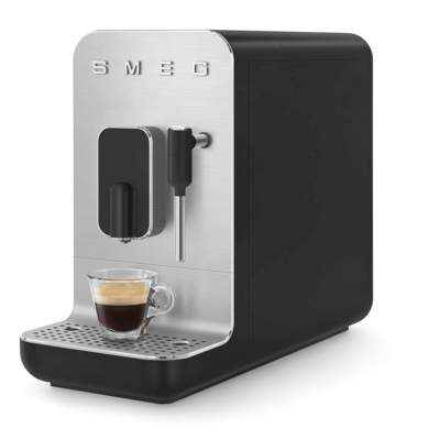 Afbeelding van Espressomachine Smeg 50 Style BCC02 Volautomatisch Zwart mat chrome