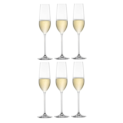 Image de Schott Zwiesel Champagne Glasses Fortissimo 240 ml 6 Pieces