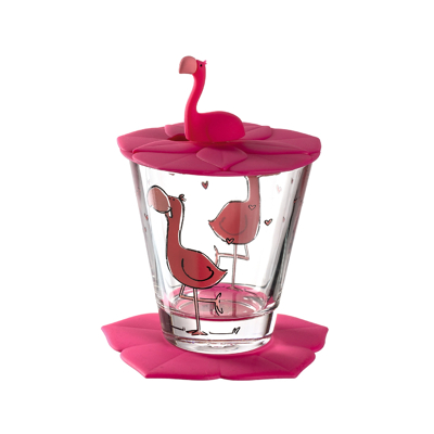 Image de Leonardo Children&#039;s Glass Set Bambini Flamingo 215 ml 3 Piece