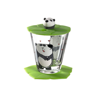 Image de Leonardo Children&#039;s Glass Set Bambini Panda 215 ml 3 Piece