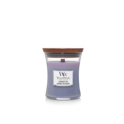Abbildung von Lavendel Spa Mini Kerze WoodWick