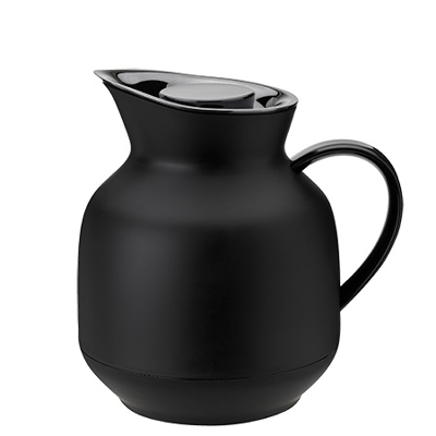 Afbeelding van Stelton Thermoskan voor thee Amphora Soft Black 1 Liter