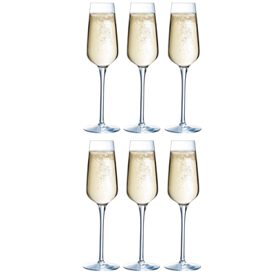Image of Chef &amp; Sommelier Champagne Glasses Sublym Flute 210 ml 6 Pieces