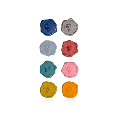 Afbeelding van Vacu Vin Set Van 8 Glasmarkers Classic Multicolor