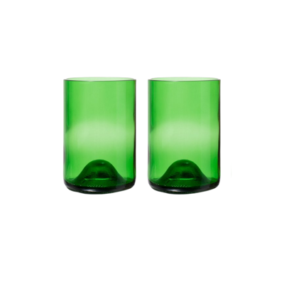 Afbeelding van Rebottled Glazen 2 pack Green