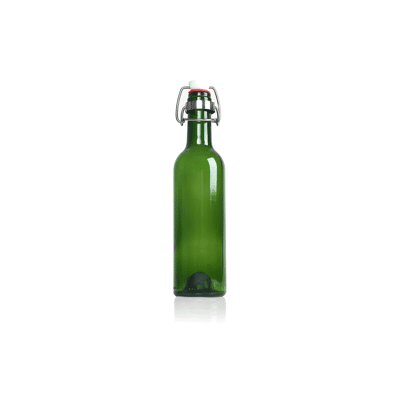Image de Rebottled Swing Top Bottle / Weck Jar Green 375 ml