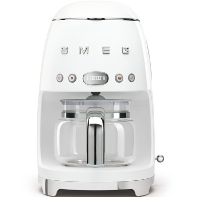 Afbeelding van Filterkoffiemachine Smeg DCF02WHEU 50 Style Wit