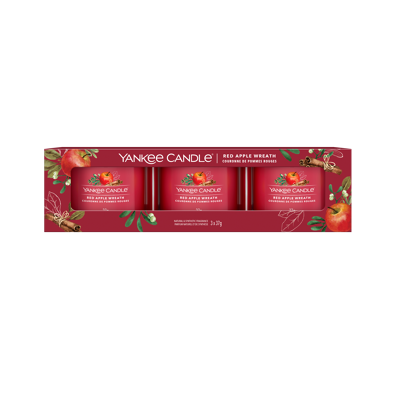 Afbeelding van Yankee Candle Giftset Red Apple Wreath 3 Stuks