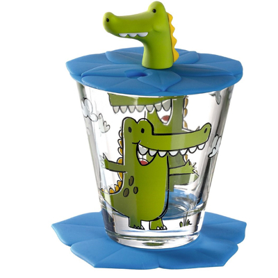 Image de Leonardo Children&#039;s Glass Set Bambini Crocodile 215 ml 3 Piece
