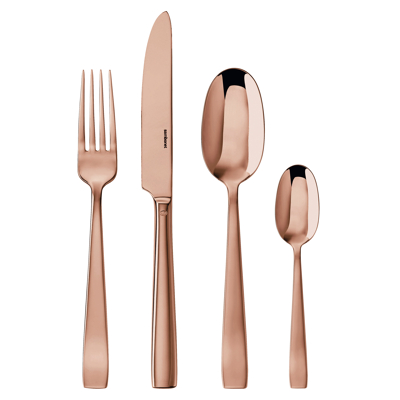 Image of Sambonet Cutlery Set Flat Copper 24 Piece