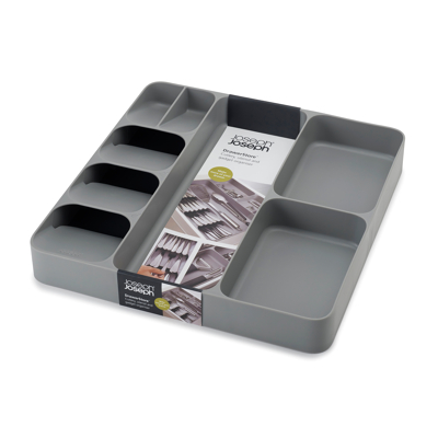 Billede af Joseph Cutlery Tray Organiser with 8 sections DrawerStore Grey 39 x cm