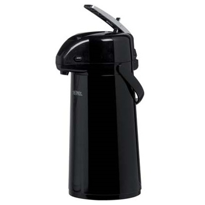 Image of Thermos Jug With Pump Black 1.9 Liter