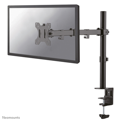Afbeelding van FPMA D550BLACK is een bureausteun met 3 draaipunten voor flat screens t/m 32 inch Zwart