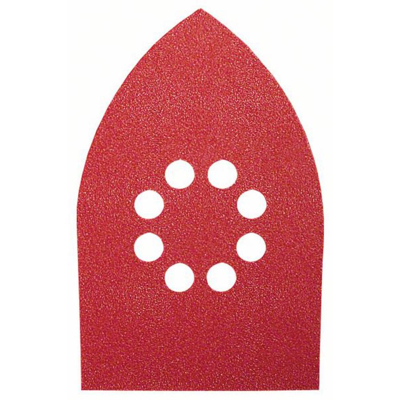 Immagine di Bosch Foglio abrasivo, confezione da 5 pezzi per levigatrice multiuso 2608605185