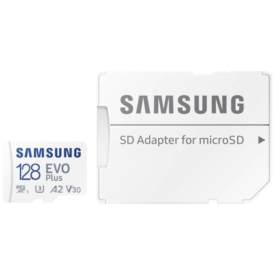 Immagine di Samsung EVO Plus microSDXC 128GB + Adattatore per scheda SD