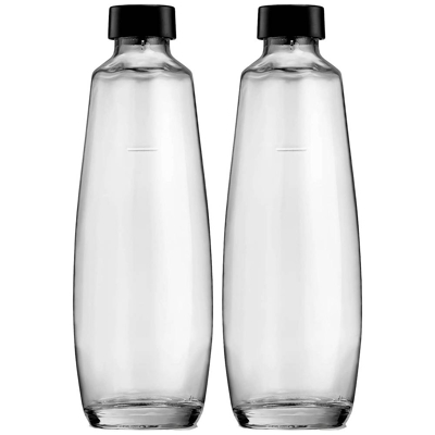 Immagine di Sodastream Confezione doppia di bottiglie in vetro da 1 litro lavabili lavastoviglie 1047205310