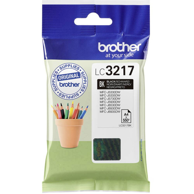Immagine di Brother lc3217 inkt black lc 3217bk, capaciteit: 550 LC3217BK