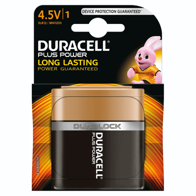 Afbeelding van Duracell batterij Plus 100% 4,5V, op blister batterijen