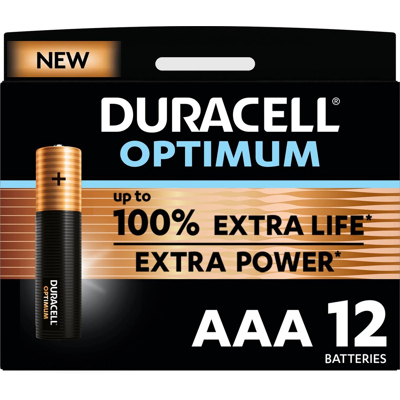 Afbeelding van Duracell Optimum Alkaline AA 12 stuks