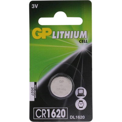 Afbeelding van Gp Batteries Knoopcel Cr1620 Lituim 3V