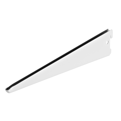 Afbeelding van Plankdrager voor Dubbele F rails Wit 370 mm Per Stuk