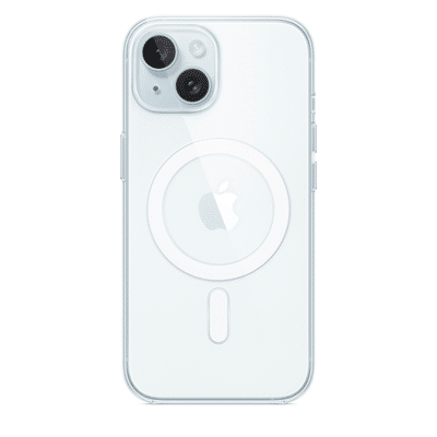 Immagine di Apple MagSafe Plastica Back Cover Trasparente iPhone 15