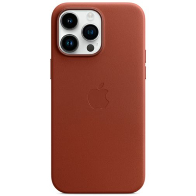 Immagine di Apple Magsafe Pelle Back Cover Marrone iPhone 14 Pro Max